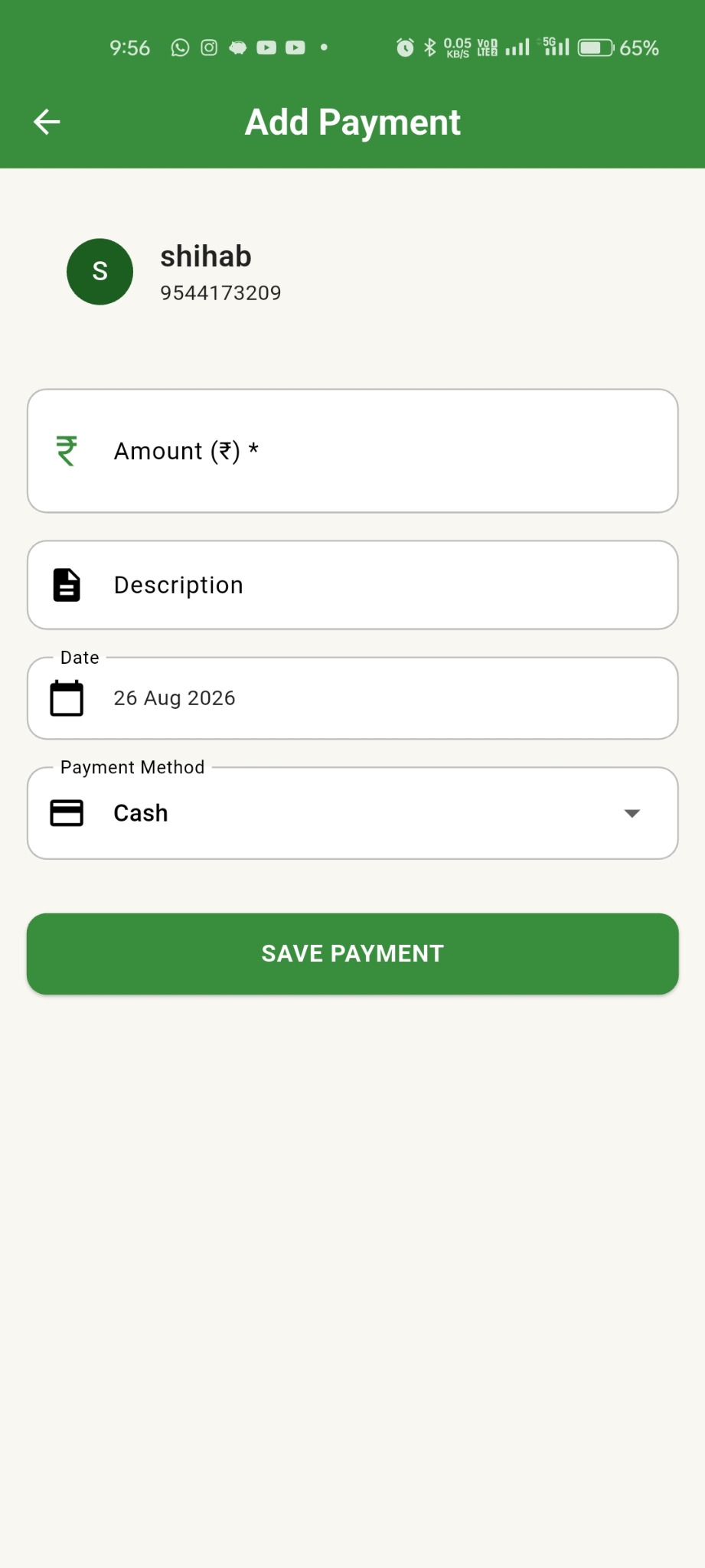 Kanakk Book Payment