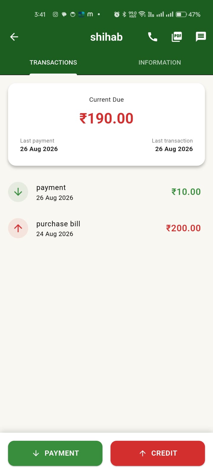 Kanakk Book Transactions